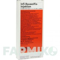 ИНФИ РАУВОЛЬФИЯ (INFI RAUWOLFIA) ампулы 10x1 мл - Гомеопатия INFIRMARIUS