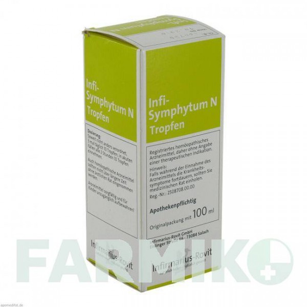 ИНФИ СИМФИТУМ (INFI SYMPHYTUM) капли 100 мл - Гомеопатия INFIRMARIUS