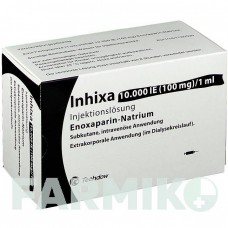 ИНХИКСА (INHIXA) 10000 МЕ 100 мг/1 мл раствор 12 шт - Эноксапарин TECHDOW PHARMA