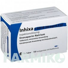 ИНХИКСА (INHIXA) 2000 МЕ 20 мг/0,2 мл раствор 10 шт - Эноксапарин TECHDOW PHARMA
