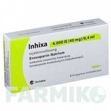 ІНХІКСА (INHIXA) 4000 МО 40 мг/0,4 мл розчин 2 шт - Еноксапарин TECHDOW PHARMA