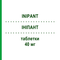 ІНІПАНТ (INIPANT) 40 мг таблетки 14 шт - Пантопразол SO.SE.PHARM