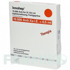 ИННОХЕП (INNOHEP) 10000 МЕ/0,5 мл раствор 10 шт - Тинзапарин LEO PHARMA