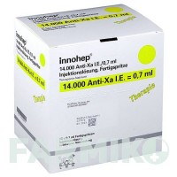 ИННОХЕП (INNOHEP) 14000 МЕ/0,7 мл раствор 30 шт - Тинзапарин LEO PHARMA