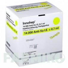 ИННОХЕП (INNOHEP) 14000 МЕ/0,7 мл раствор 30 шт - Тинзапарин LEO PHARMA