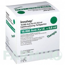 ИННОХЕП (INNOHEP) 16000 МЕ/0,8 мл раствор 30 шт - Тинзапарин LEO PHARMA