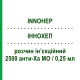 ІННОХЕП (INNOHEP) 2500 анти-Ха МО/0,25 мл розчин ін’єкційний 10 шт 0,5 мл - Тинзапарин LEO PHARMA