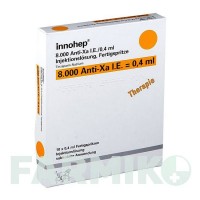 ІННОХЕП (INNOHEP) 8000 МО/0,4 мл розчин 10 шт - Тинзапарин LEO PHARMA