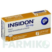 ІНСИДОН (INSIDON) 50 мг таблетки 20 шт - Опіпрамол LABORATOIRES JUVISE PHARMACEUTICALS