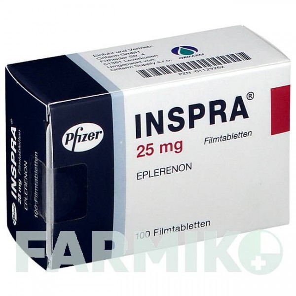ІНСПРА (INSPRA) 25 мг таблетки 100 шт - Еплеренон ORIFARM