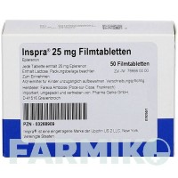 ІНСПРА (INSPRA) 25 мг таблетки 50 шт - Еплеренон PHARMA GERKE