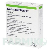 ІНСУЛАТАРД (INSULATARD) 100 МО/мл картриджі 5x3 мл - Інсулін (людський) KOHLPHARMA