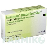 ІНСУМАН (INSUMAN) 100 МО/мл суспензія 10x3 мл - Інсулін (людський) ABACUS MEDICINE