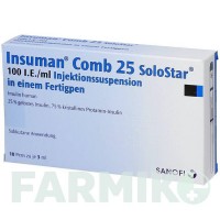 ИНСУМАН (INSUMAN) 100 МЕ/мл суспензия 10x3 мл - Инсулин (человеческий) ABACUS MEDICINE