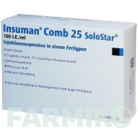 ИНСУМАН (INSUMAN) 100 МЕ/мл суспензия 10x3 мл - Инсулин (человеческий) ACA MULLER-ADAG PHARMA