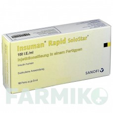 ИНСУМАН (INSUMAN) 100 МЕ/мл раствор 10x3 мл - Инсулин (человеческий) DOCPHARM