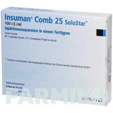 ИНСУМАН (INSUMAN) 100 МЕ/мл суспензия 5x3 мл - Инсулин (человеческий) KOHLPHARMA