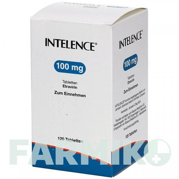 ИНТЕЛЕНС (INTELENCE) 100 мг таблетки 120 шт - Этравирин ABACUS MEDICINE