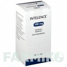 ИНТЕЛЕНС (INTELENCE) 100 мг таблетки 120 шт - Этравирин ORIFARM