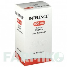 ИНТЕЛЕНС (INTELENCE) 200 мг таблетки 60 шт - Этравирин AXICORP PHARMA