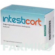 ИНТЕСТИКОРТ (INTESTICORT) 3 мг капсулы 50 шт - Будесонид EURIMPHARM