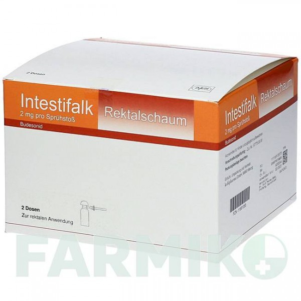 ІНТЕСТИФАЛЬК (INTESTIFALK) 2 х 14 доз піна 2 шт - Будесонід KOHLPHARMA
