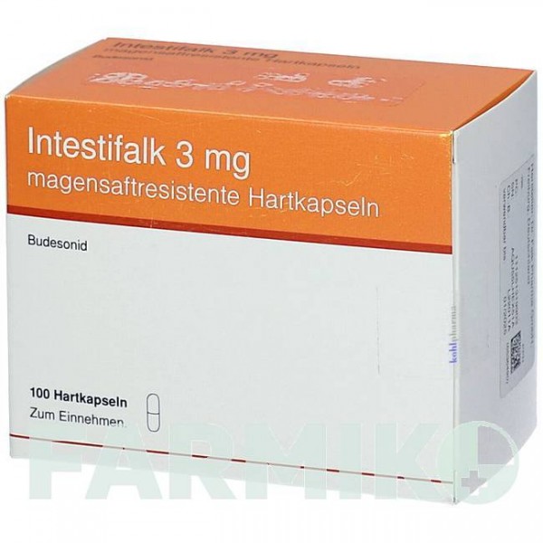 ИНТЕСТИФАЛЬК (INTESTIFALK) 3 мг капсулы 100 шт - Будесонид KOHLPHARMA