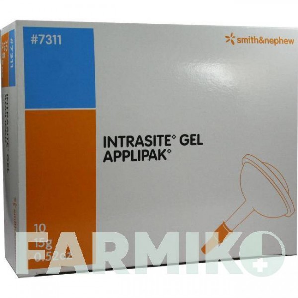 ИНТРАСАЙТ (INTRASITE) гель 10x15 г - Активные вещества SMITH & NEPHEW