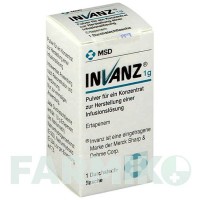 ІНВАНЗ (INVANZ) 1 г порошок 1 шт - Ертапенем KOHLPHARMA