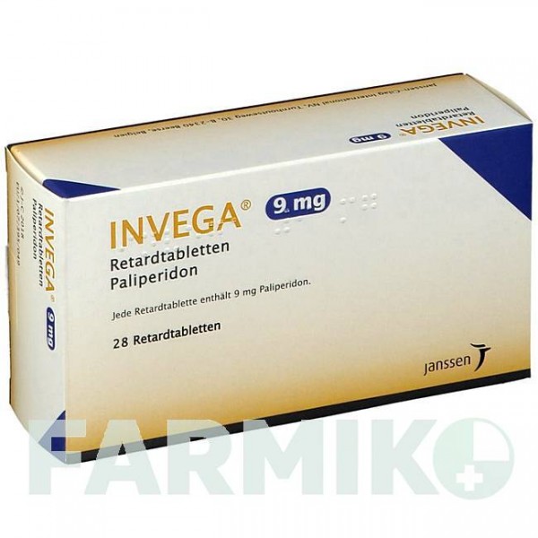 ИНВЕГА (INVEGA) 9 мг таблетки 28 шт - Палиперидон JANSSEN CILAG