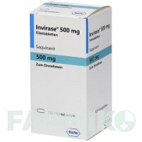 ІНВІРАЗА (INVIRASE) 500 мг таблетки 120 шт - Саквінавір ABACUS MEDICINE