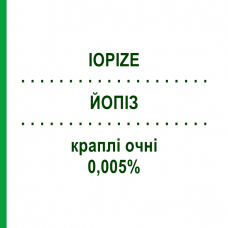 ЙОПІЗ (IOPIZE) 0,005% краплі очні 2,5 мл - Латанопрост SIFI