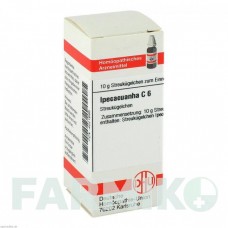 ИПЕКАКУАНА (IPECACUANHA) C 6 глобули 10 г - Гомеопатия DHU