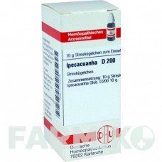 ИПЕКАКУАНА (IPECACUANHA) D 200 глобули 10 г - Гомеопатия DHU