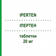 ИПЕРТЕН (IPERTEN) 20 мг таблетки 28 шт - Манидипин CHIESI