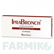 ІПРАБРОНХ (IPRABRONCH) 250 мкг/1 мл розчин 20 шт - Іпратропію бромід INFECTOPHARM