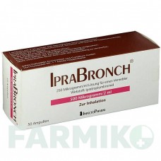 ІПРАБРОНХ (IPRABRONCH) 500 мкг/2 мл розчин 50 шт - Іпратропію бромід INFECTOPHARM