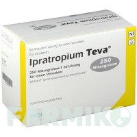 ИПРАТРОПИУМ (IPRATROPIUM) 250 мкг/1 мл раствор 50x1 мл - Ипратропия бромид TEVA