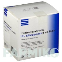 ІПРАТРОПІУМБРОМІД (IPRATROPIUMBROMID) 125 мкг/1 мл розчин 50x2,0 мл - Іпратропію бромід PENTA