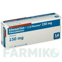 ИРБЕСАРТАН (IRBESARTAN) 150 мг таблетки 56 шт - Ирбесартан 1 A PHARMA