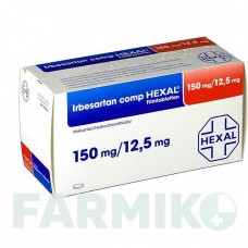 ІРБЕСАРТАН (IRBESARTAN) 150 мг/12,5 мг таблетки 56 шт - Ірбесартан, Гідрохлоротіазид HEXAL