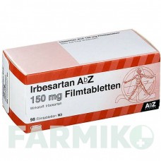 ІРБЕСАРТАН (IRBESARTAN) 150 мг таблетки 98 шт - Ірбесартан ABZ PHARMA