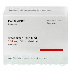 ИРБЕСАРТАН (IRBESARTAN) 150 мг таблетки 98 шт - Ирбесартан FAIRMED HEALTHCARE