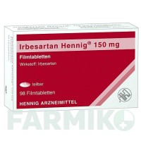 ИРБЕСАРТАН (IRBESARTAN) 150 мг таблетки 98 шт - Ирбесартан HENNIG