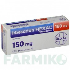 ИРБЕСАРТАН (IRBESARTAN) 150 мг таблетки 56 шт - Ирбесартан HEXAL