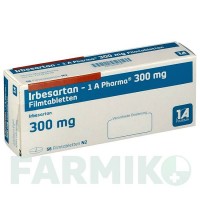 ІРБЕСАРТАН (IRBESARTAN) 300 мг таблетки 56 шт - Ірбесартан 1 A PHARMA