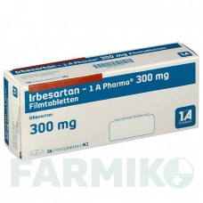 ІРБЕСАРТАН (IRBESARTAN) 300 мг таблетки 56 шт - Ірбесартан 1 A PHARMA