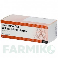 ІРБЕСАРТАН (IRBESARTAN) 300 мг таблетки 98 шт - Ірбесартан ABZ PHARMA