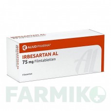 ІРБЕСАРТАН (IRBESARTAN) 75 мг таблетки 98 шт - Ірбесартан ALIUD PHARMA