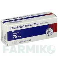 ИРБЕСАРТАН (IRBESARTAN) 75 мг таблетки 98 шт - Ирбесартан HEXAL